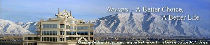 Christian Reichhard ist ein unabh�ngiger Partner der Firma Neways Europe BVBA, Belgien